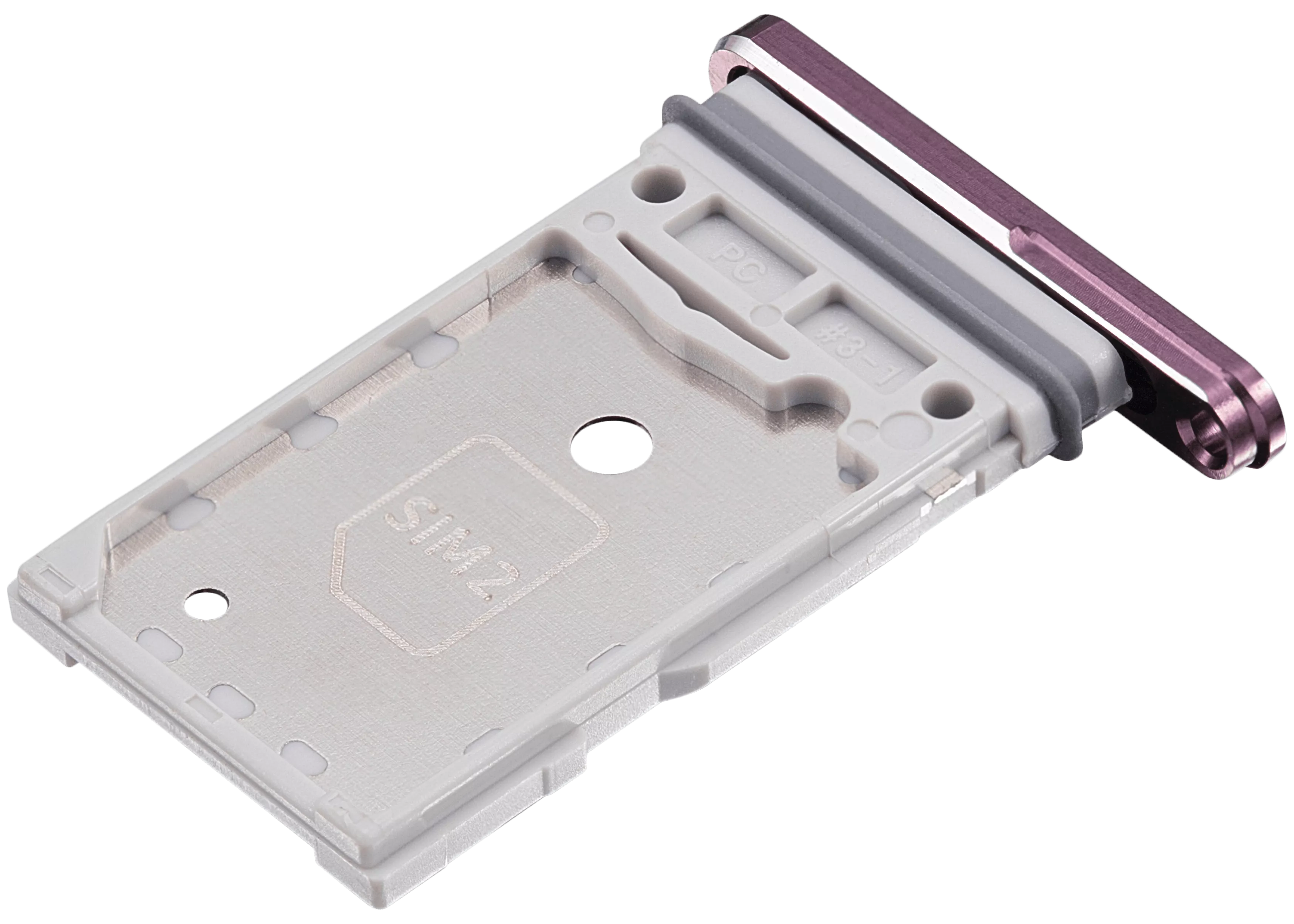 Dual SIM Card Tray for Samsung Galaxy Z Fold 4 (F936) (Burgundy)