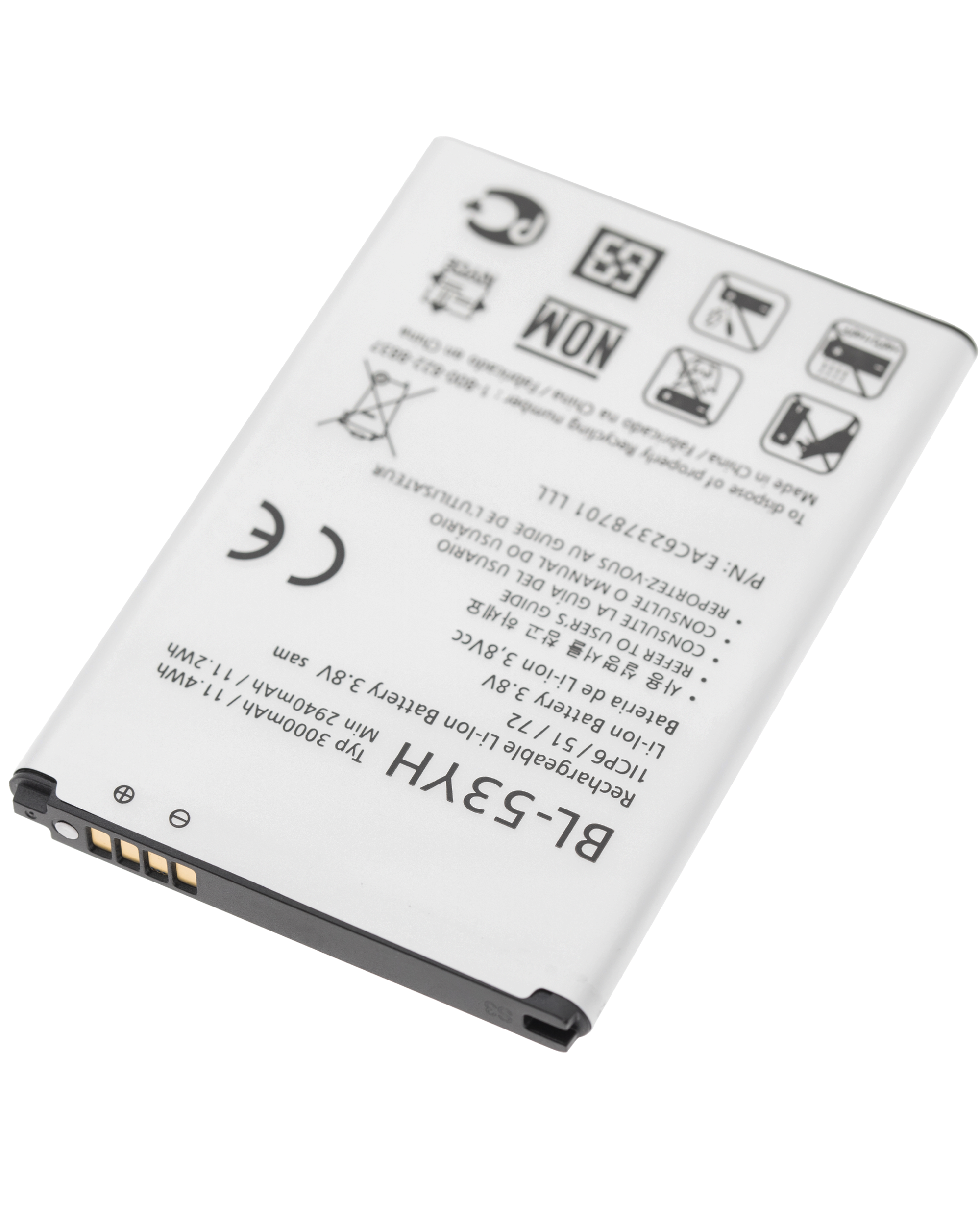 Replacement battery for LG G3 (BL-53YH)