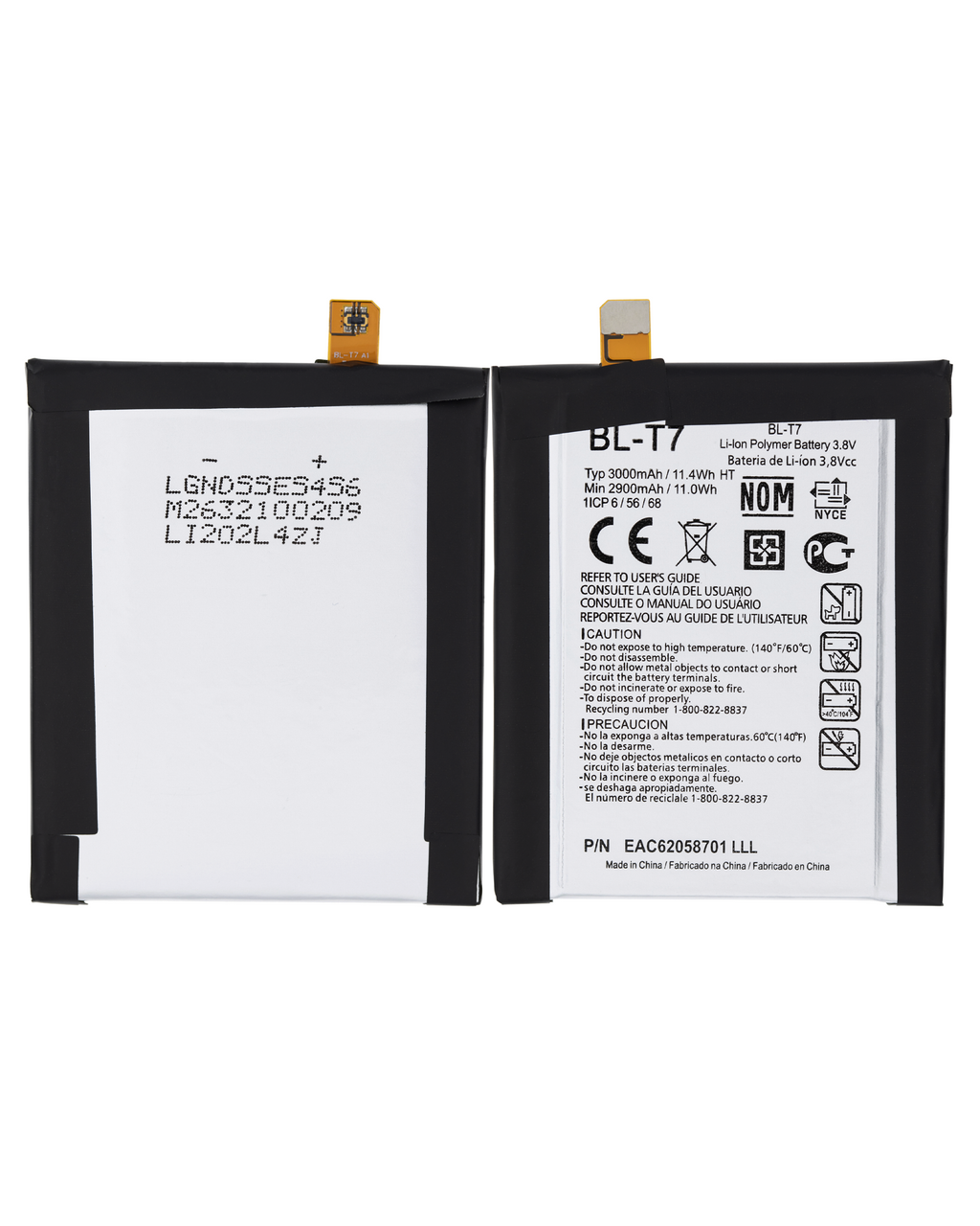 Ersatzakku für LG G2 (BL-T7)