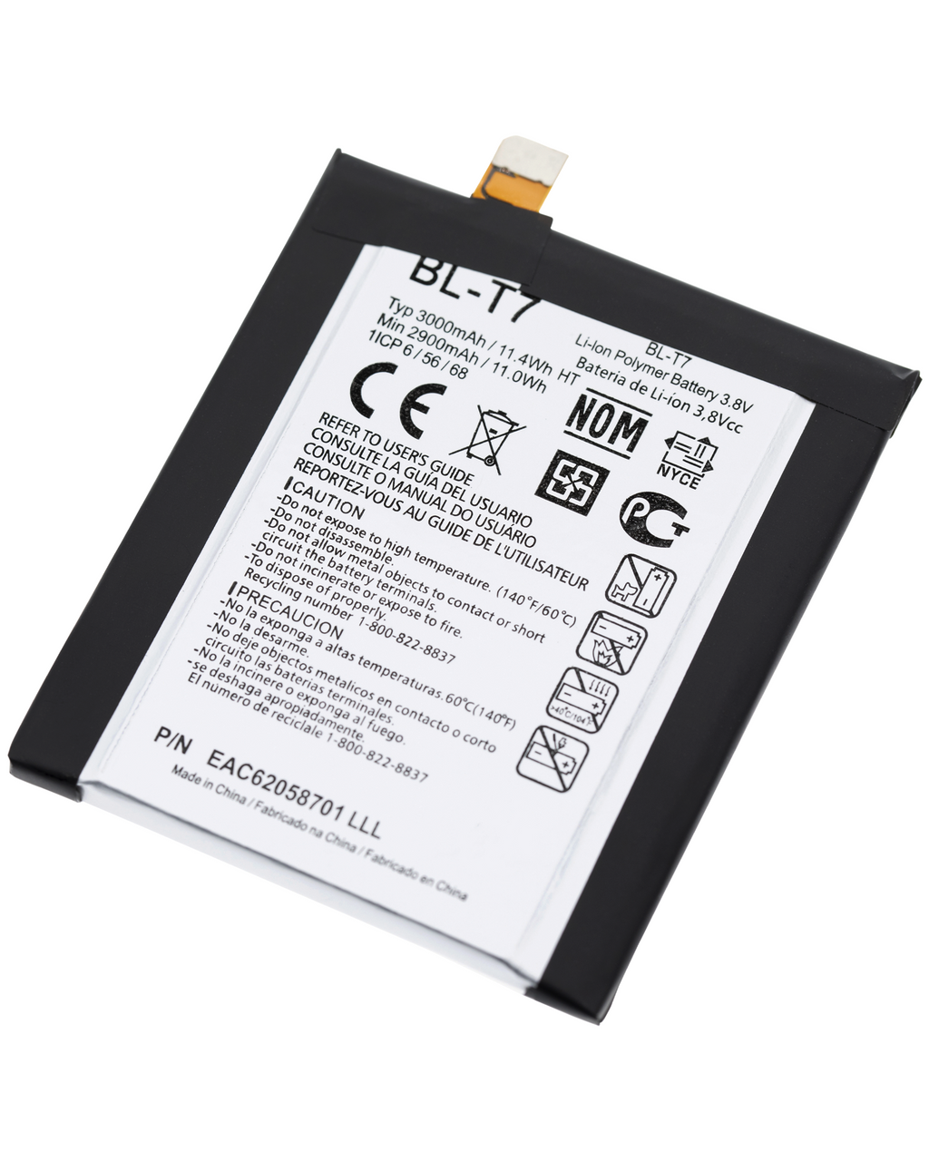 Ersatzakku für LG G2 (BL-T7)