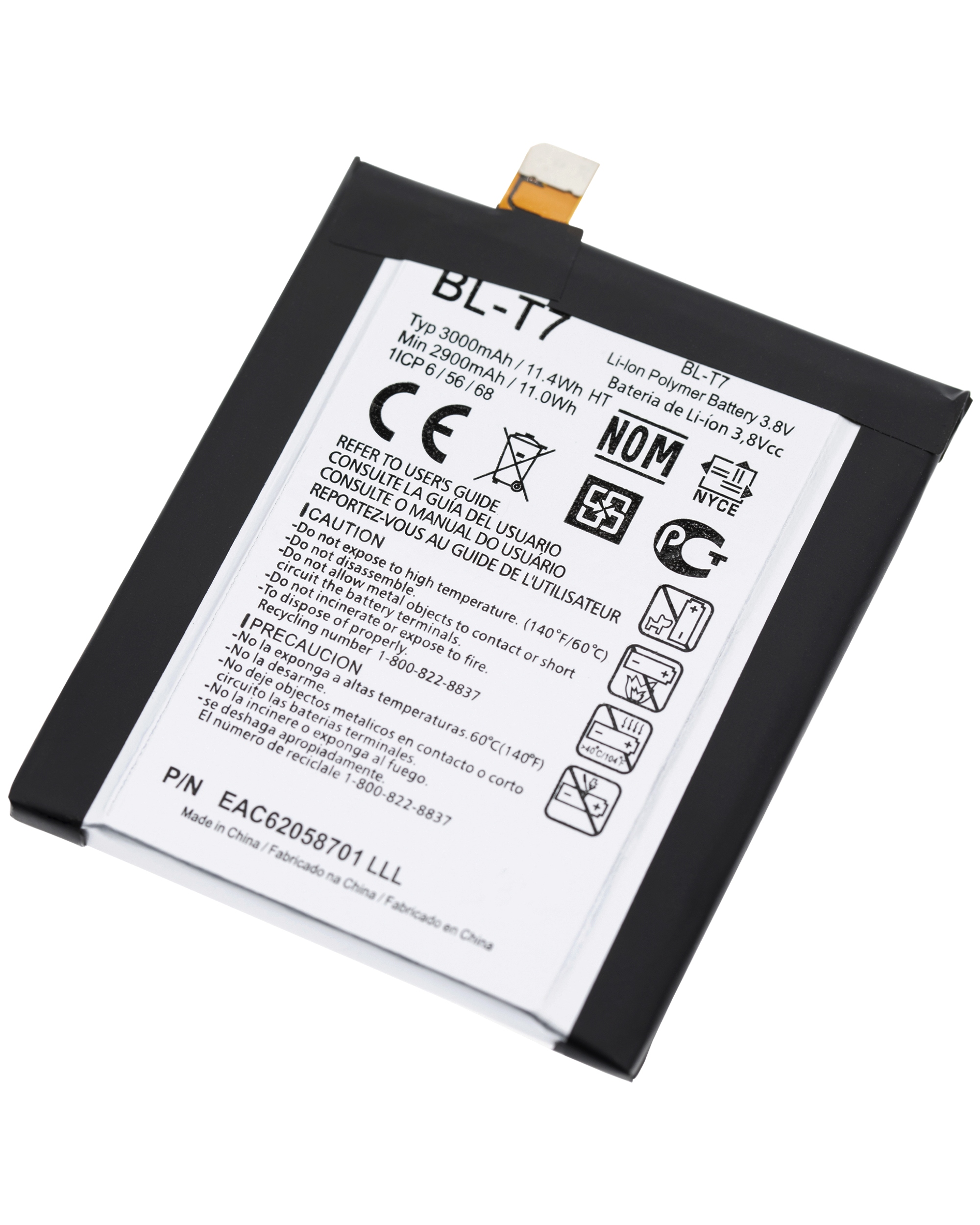 Ersatzakku für LG G2 (BL-T7)