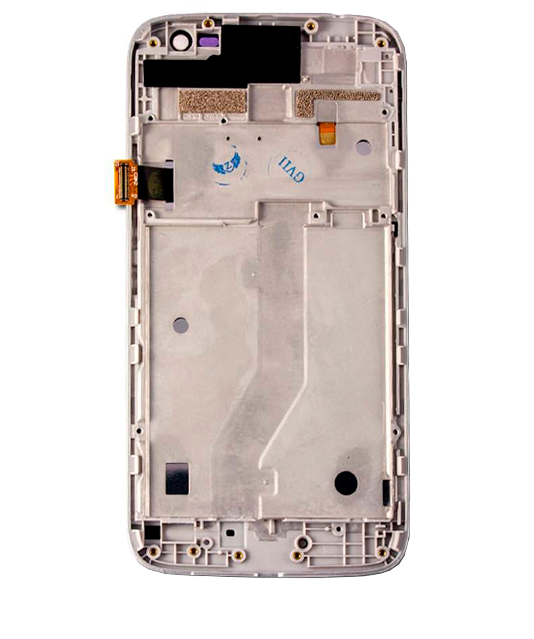 LCD-Display mit Rahmen für Motorola Moto G4 Play (Generalüberholt) Weiß