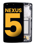LCD Display with Frame for Nexus 5 (Refurbished) (Black)