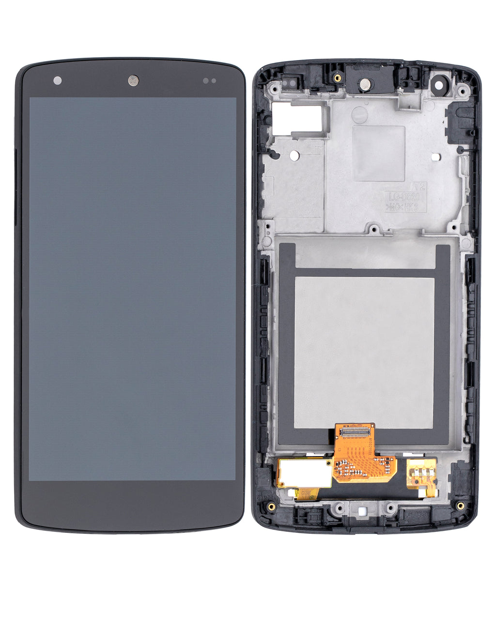 LCD Display with Frame for Nexus 5 (Refurbished) (Black)
