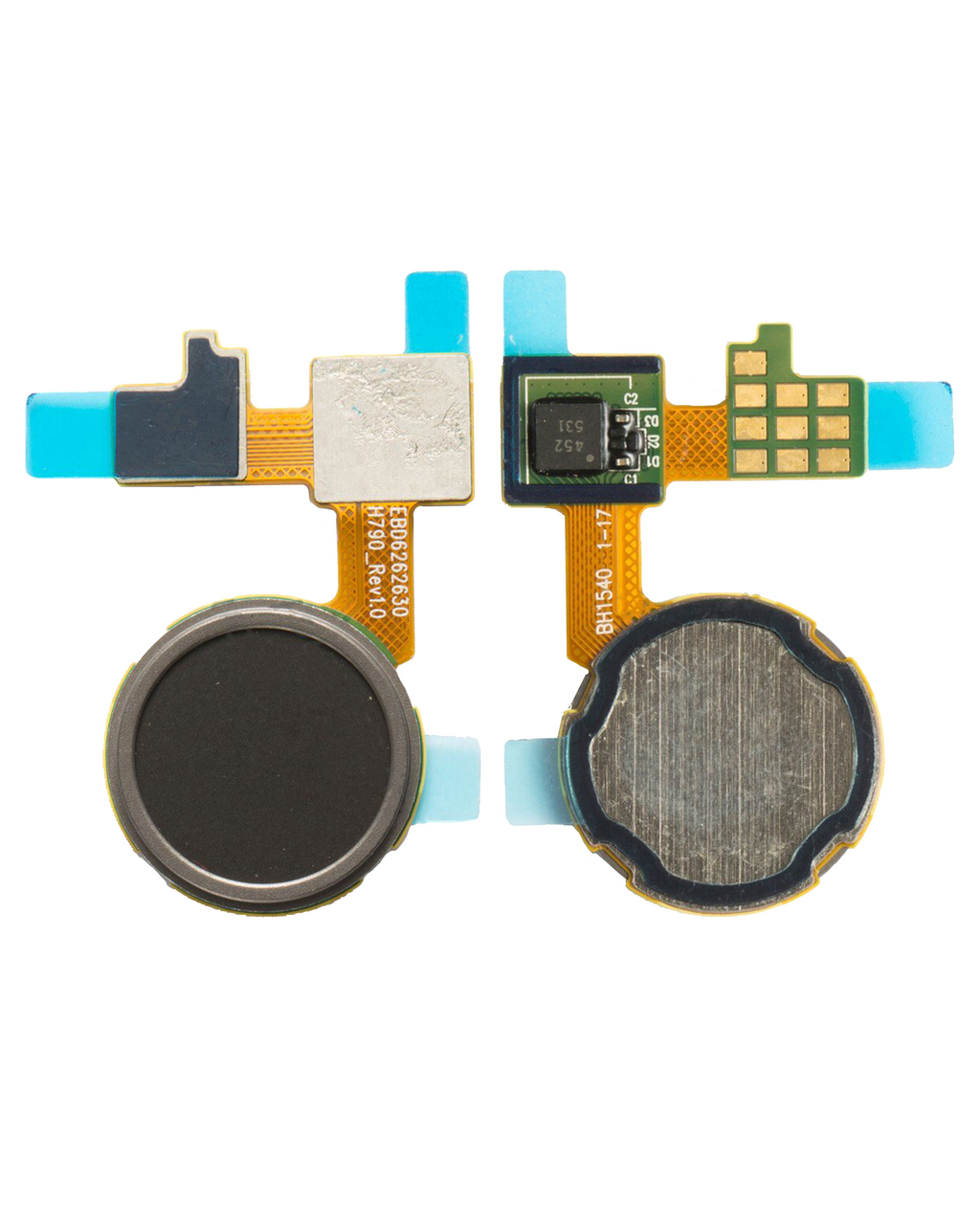 Home-Button mit Flex-Kabel für Nexus 5x (H970) – Schwarz