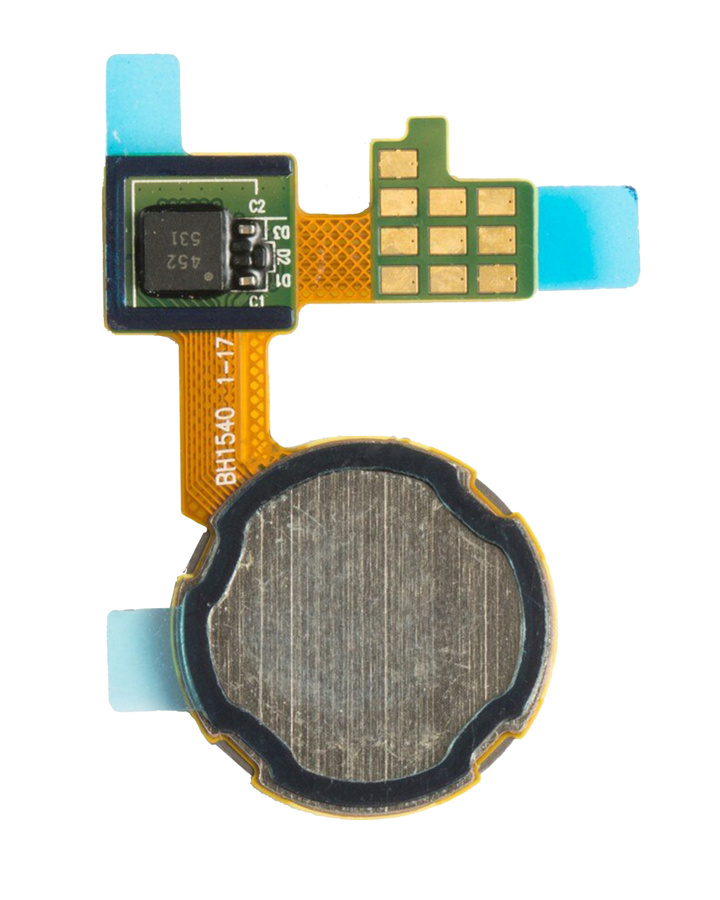 Home-Button mit Flex-Kabel für Nexus 5x (H970) – Schwarz