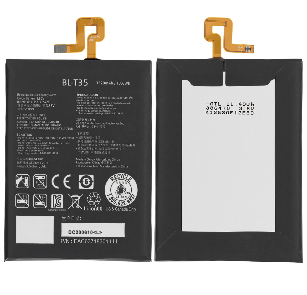 Replacement battery for Google Pixel 2 XL (BL-T35)