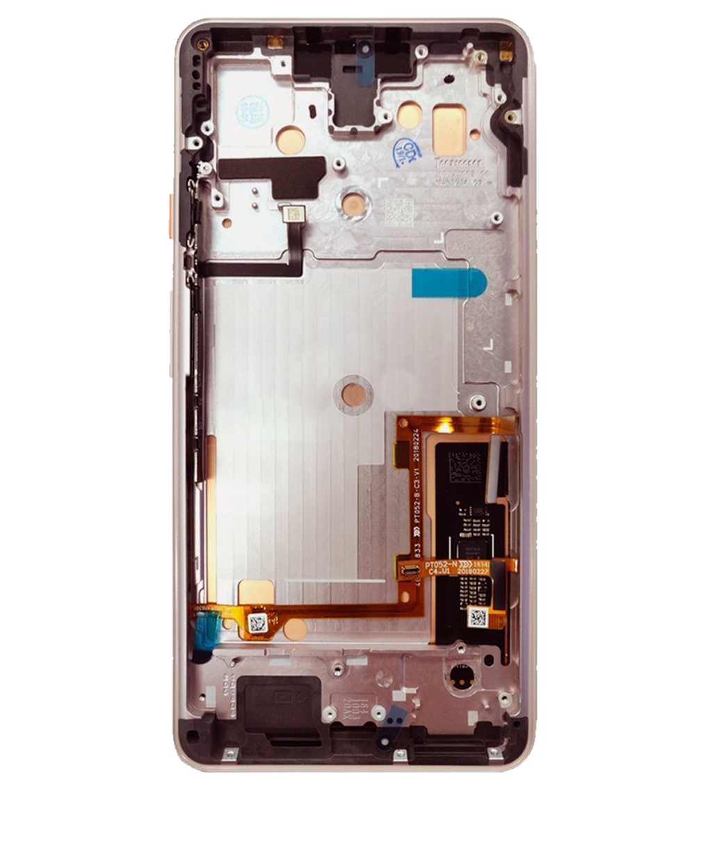 OLED Display with Frame for Google Pixel 3 XL (Refurbished) (Pink)