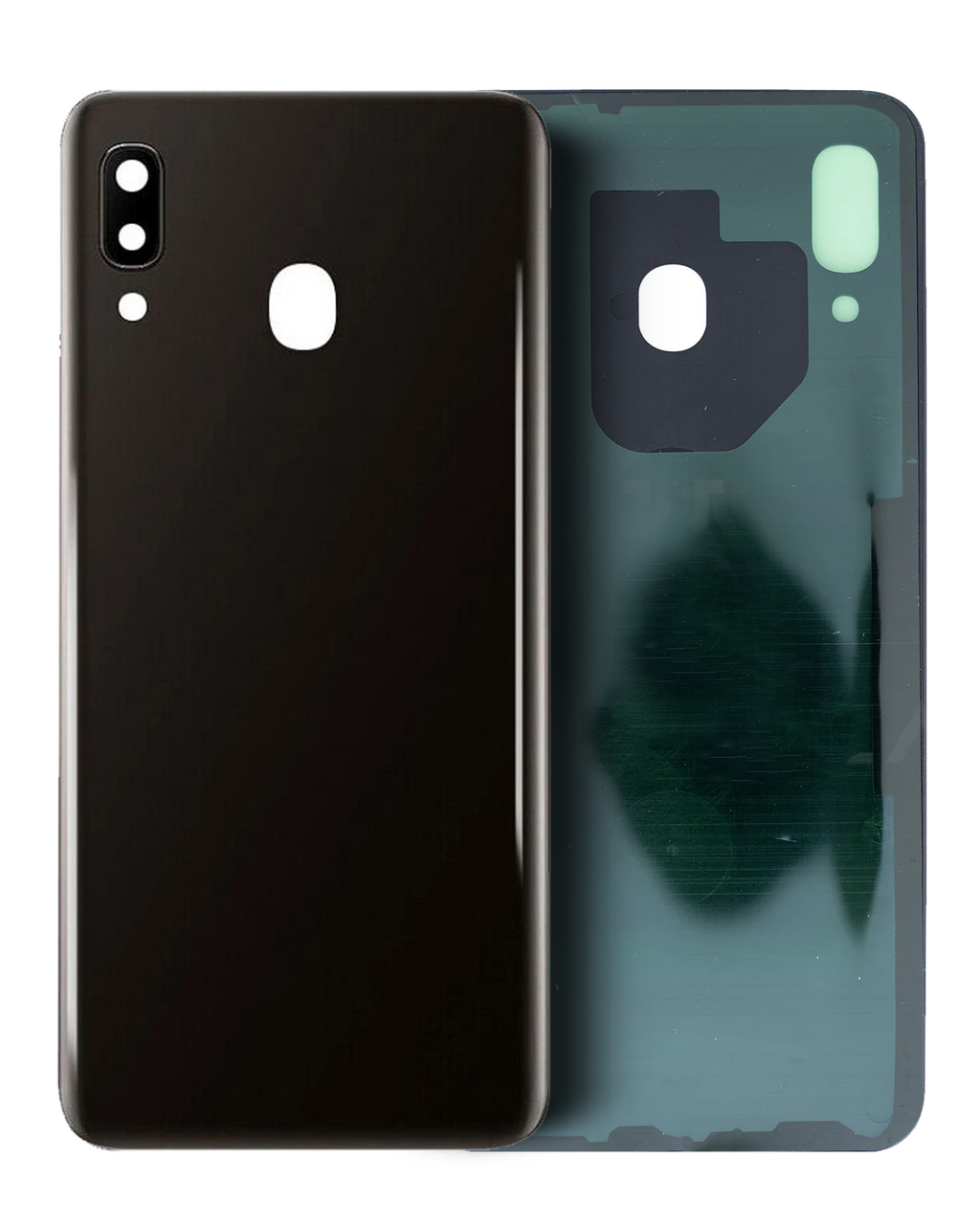Back Cover with Camera Lens for Samsung Galaxy A20 (A205 / 2019) Black (Service Pack)