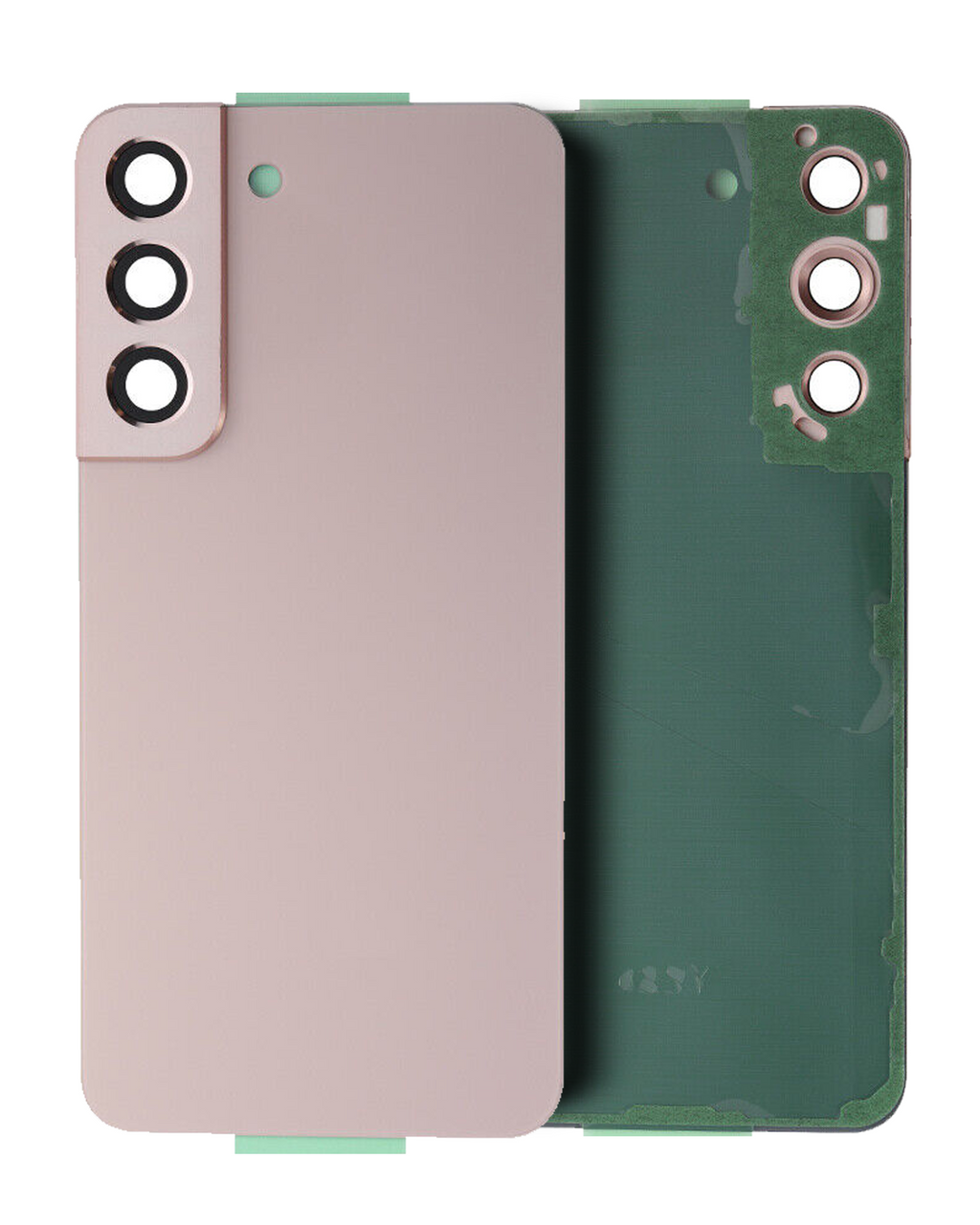 Back Cover with Camera Lens for Samsung Galaxy S22 5G (Pink Gold) (Service Pack)