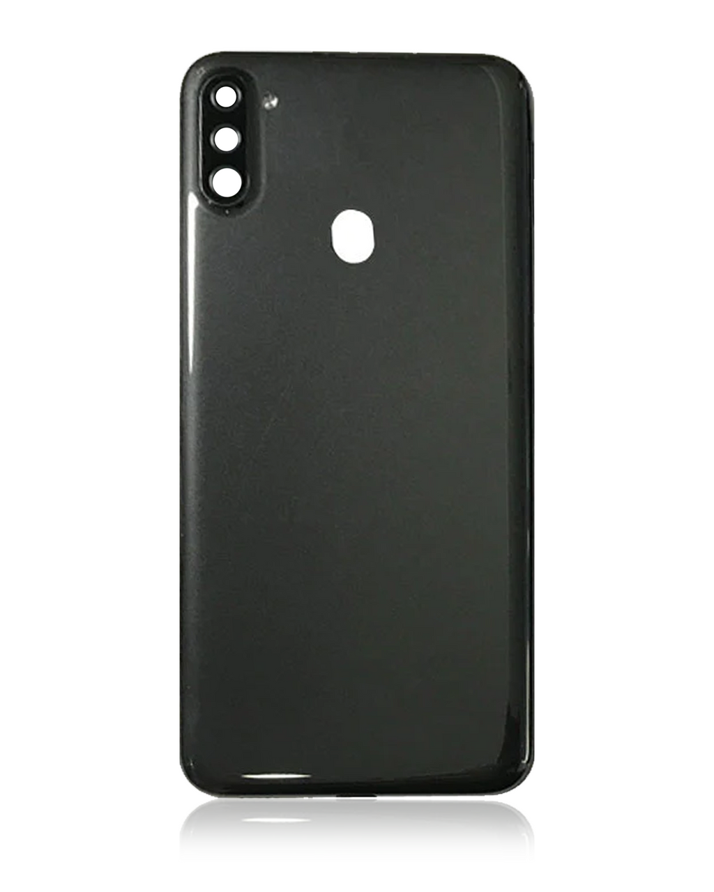 Backcover Glass mit Camera Lens Samsung Galaxy A11 (A115 / 2020) (US-Version) (Service Pack) (Schwarz)