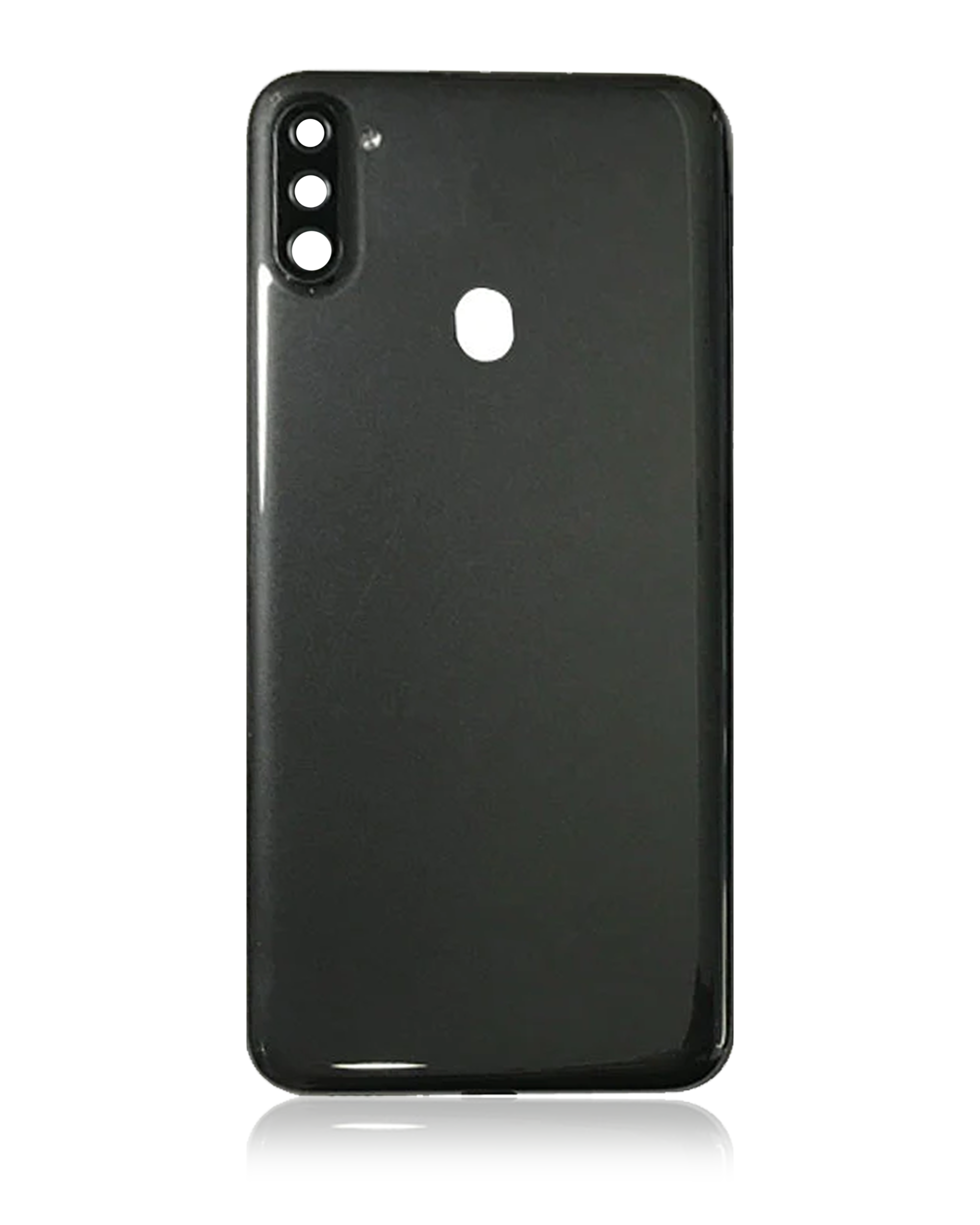 Backcover Glass mit Camera Lens Samsung Galaxy A11 (A115 / 2020) (US-Version) (Service Pack) (Schwarz)