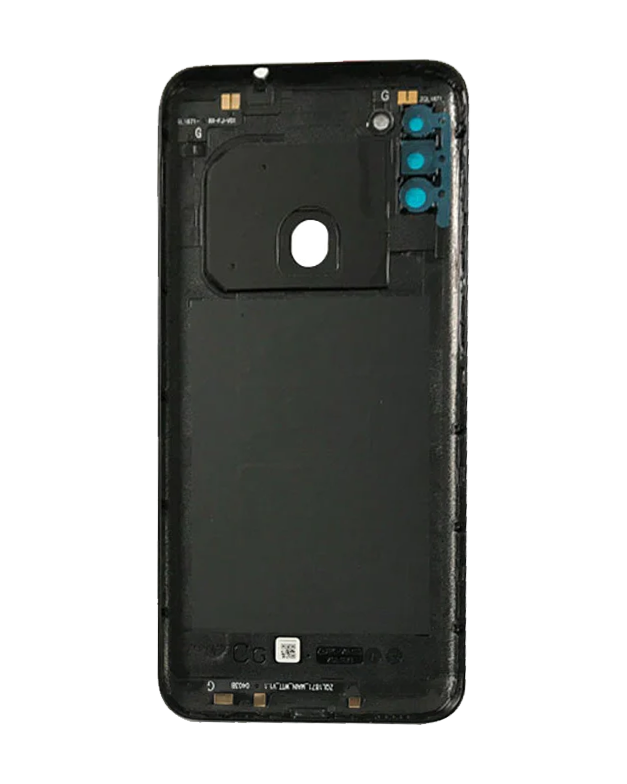 Backcover Glass mit Camera Lens Samsung Galaxy A11 (A115 / 2020) (US-Version) (Service Pack) (Schwarz)
