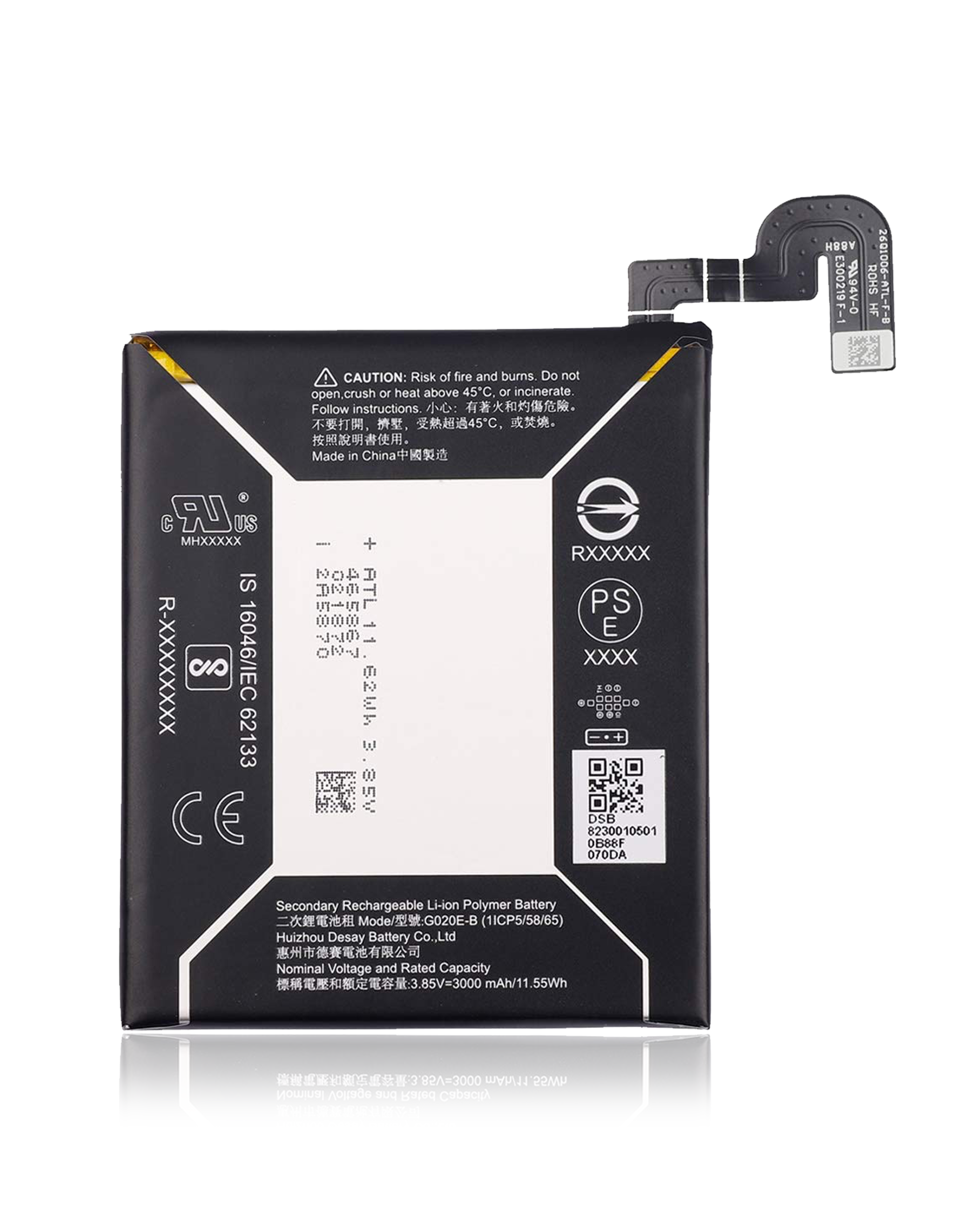 Replacement Akku für Google Pixel 3a (Aftermarket)