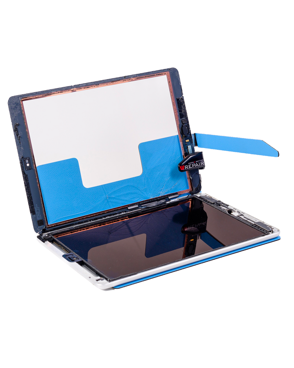 ESD Display-Halteständer mit verstellbarem Arm für iPads und Tablets (Blau)
