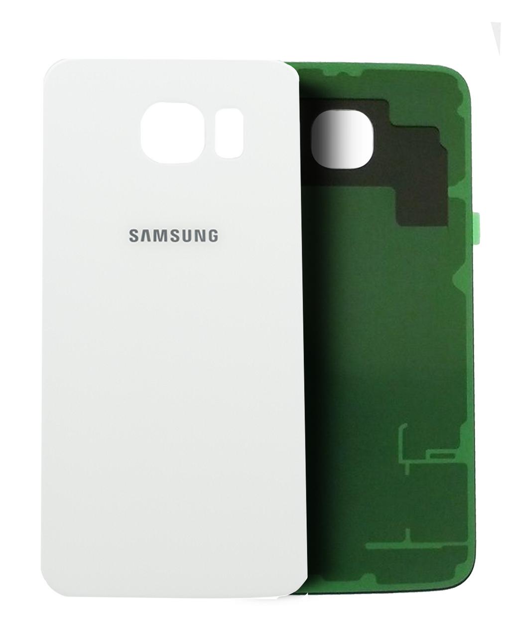 Back Cover Glass for Samsung Galaxy S6 (AT&T Logo) (Used OEM Pull, Quality A) (White Pearl)