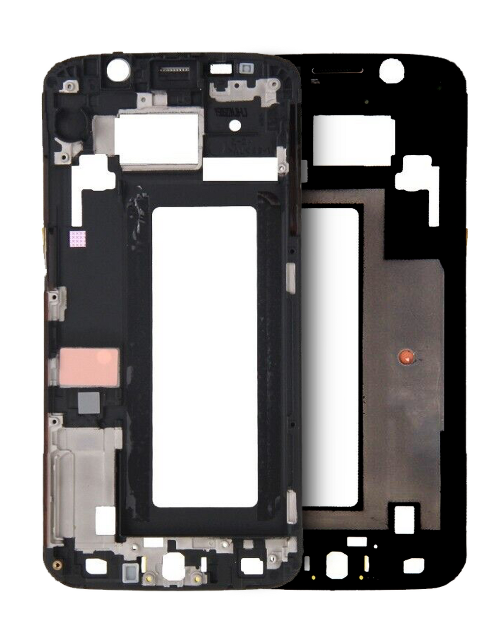 Midframe/Rahmen für Samsung Galaxy S6 Edge (Service Pack) (Black Sapphire)