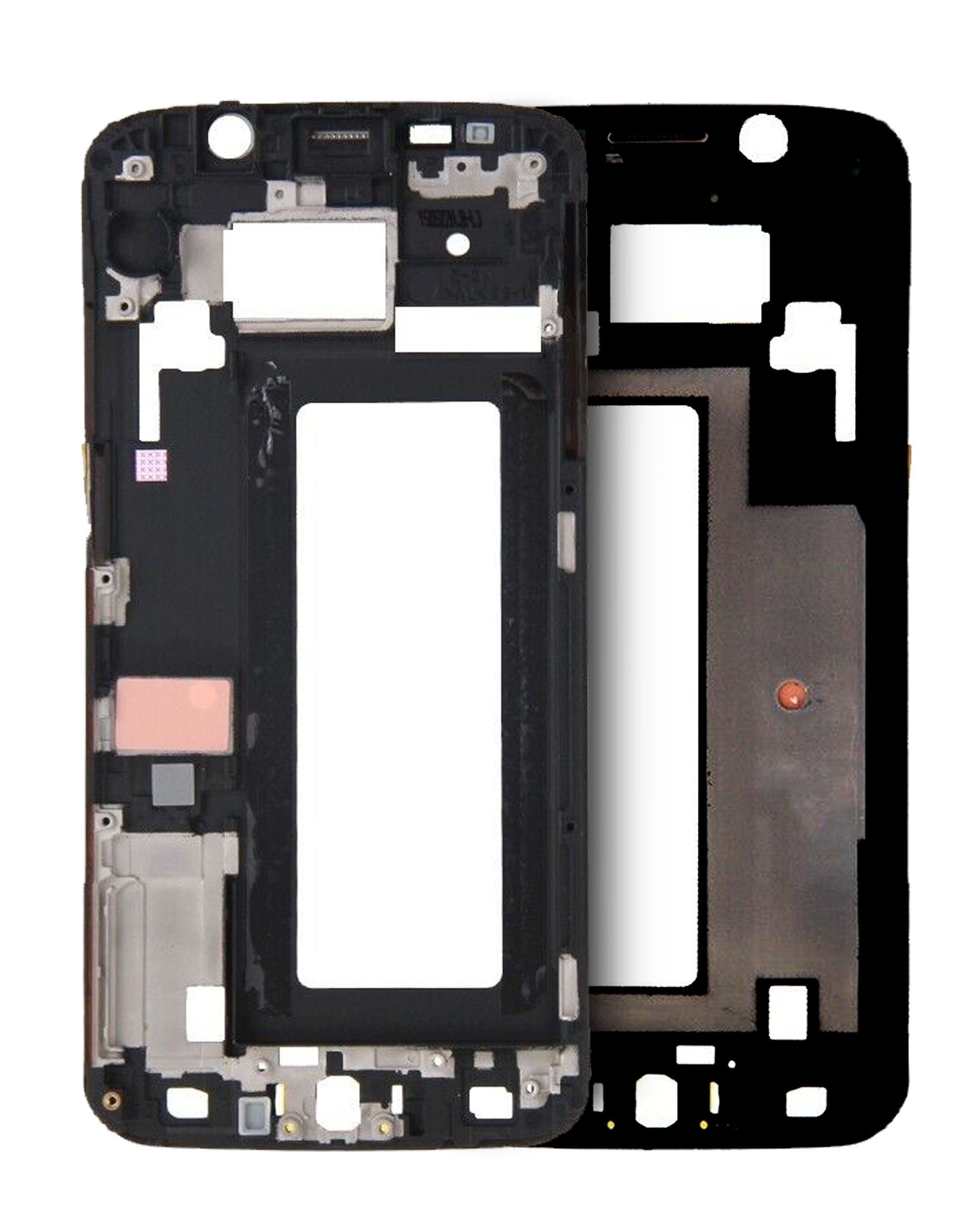 Midframe/Rahmen für Samsung Galaxy S6 Edge (Service Pack) (Black Sapphire)