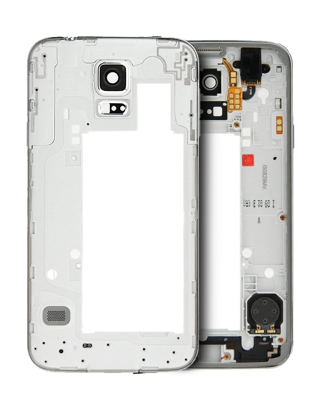 Midframe/Frame for Samsung Galaxy S5 (Service Pack) (Silver / Black)