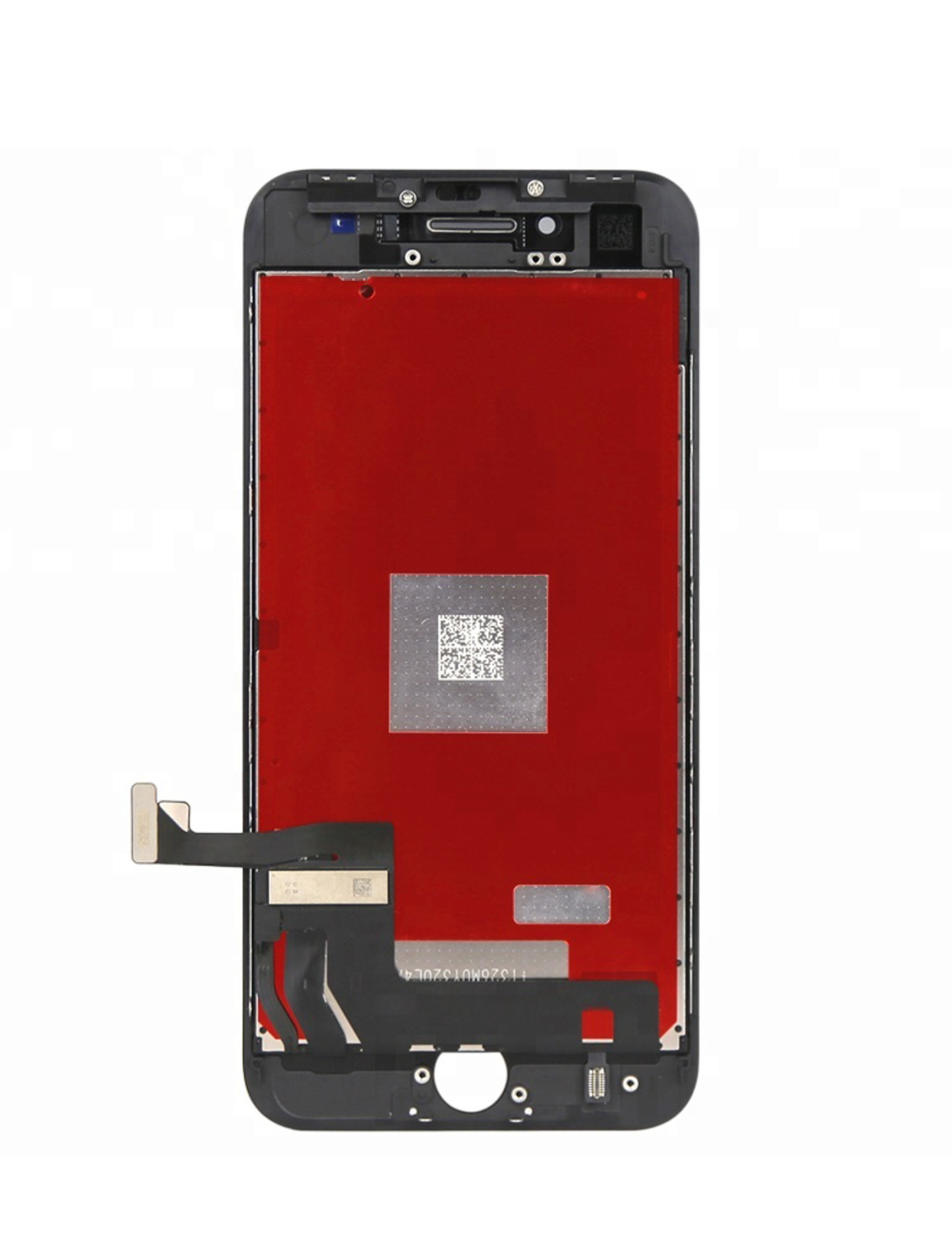 LCD-Display mit Stahlplatte für iPhone 8 / SE (2020) (Aftermarket Plus: Incell) (Schwarz)