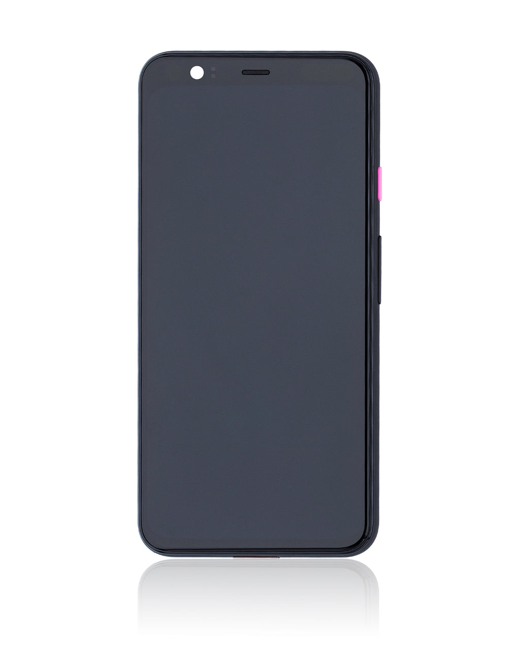 OLED Display with Frame for Google Pixel 4 (Refurbished) (Pink Power Button)