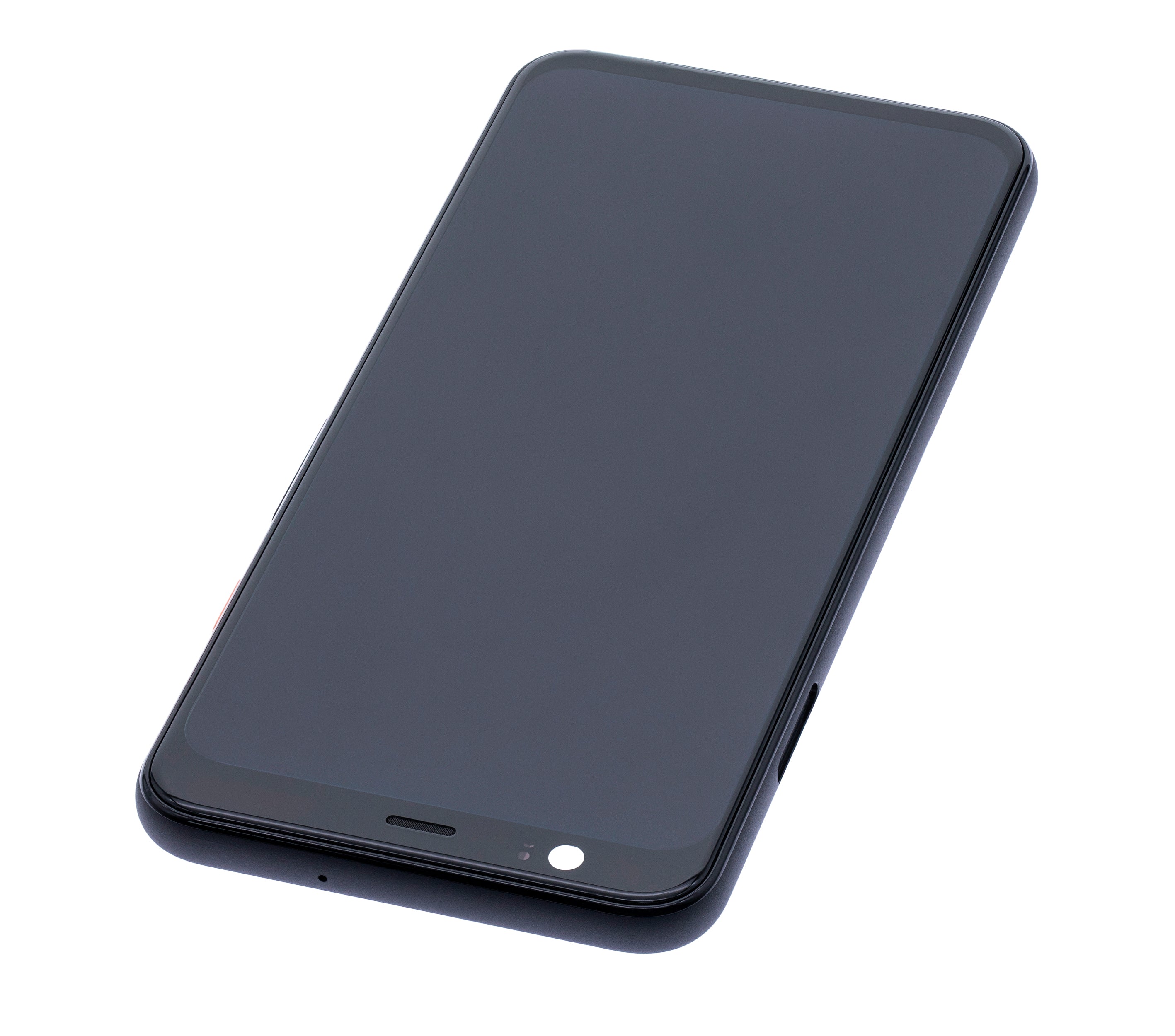 OLED Display with Frame for Google Pixel 4 (Refurbished) (Pink Power Button)