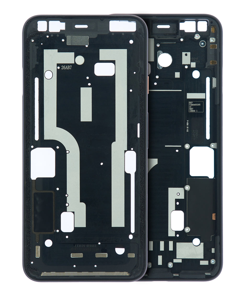 Midframe/Frame for Google Pixel 4 (Pink Power Button)