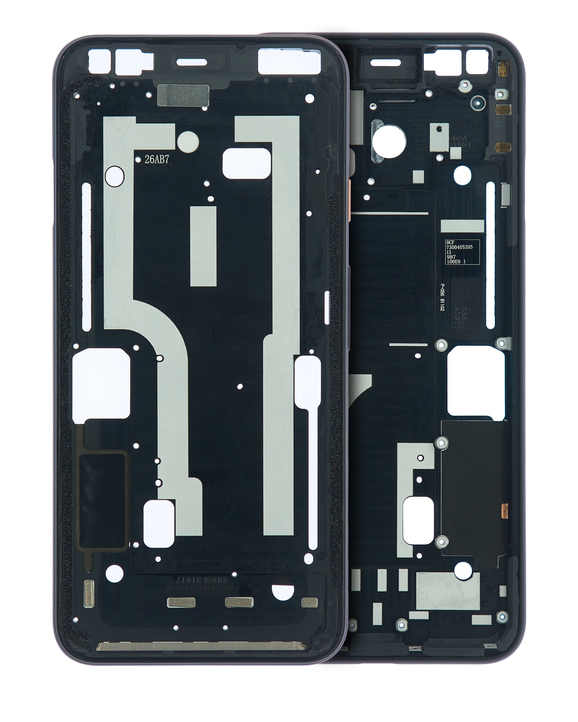 Midframe/Frame for Google Pixel 4 (Pink Power Button)