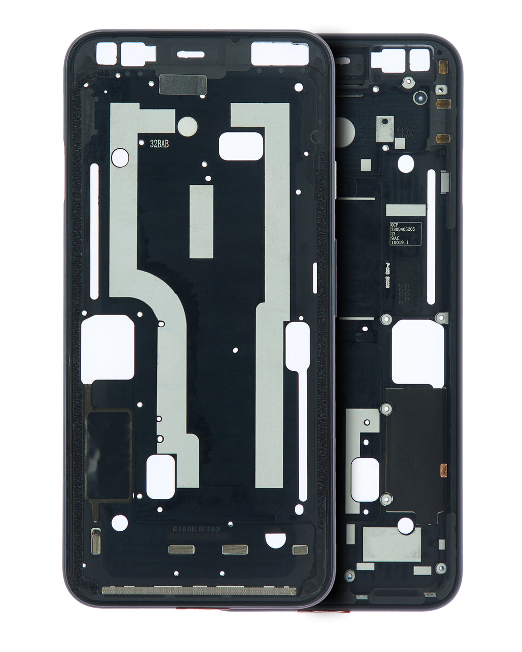 Midframe/Frame for Google Pixel 4 (Clearly White Power Button)
