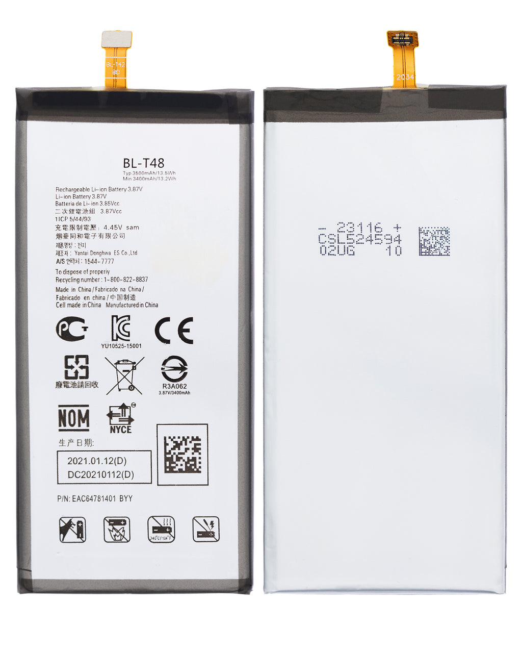 Ersatzbatterie für LG Stylo 6 (BL-T48)