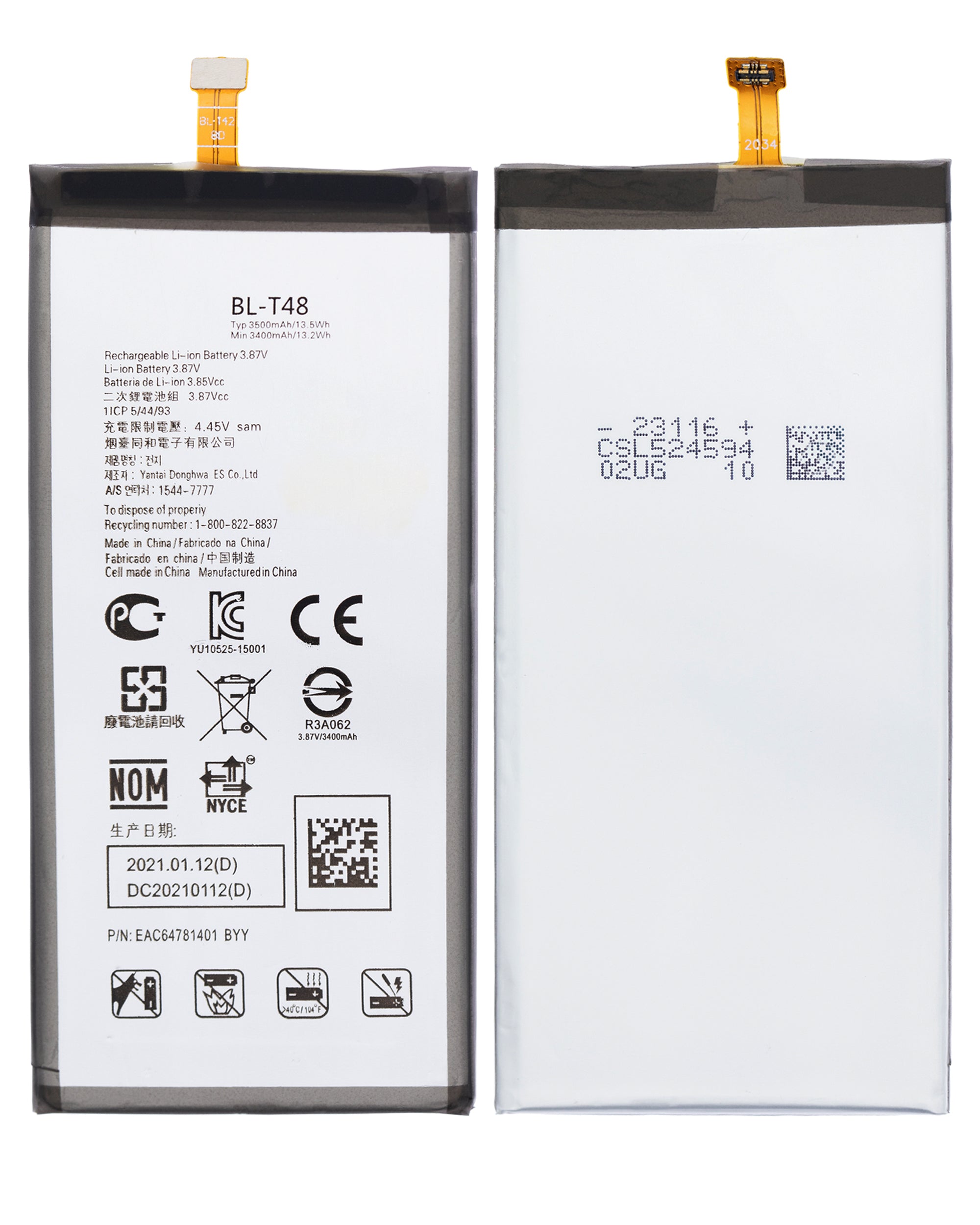 Ersatzbatterie für LG Stylo 6 (BL-T48)
