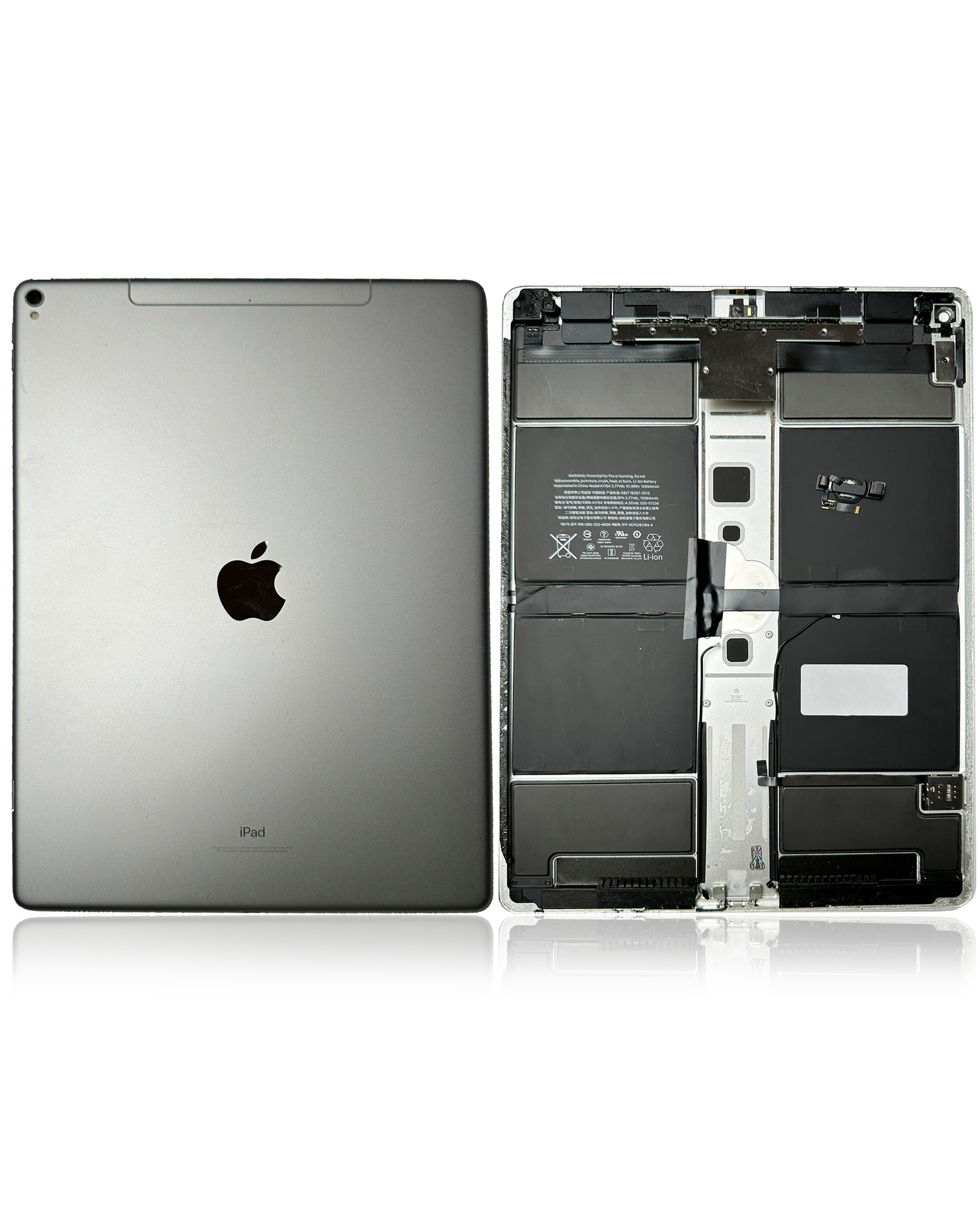 Original Apple-Ausbau C gebraucht – iPad Pro 12.9 2nd Backcover/Rahmen Silber