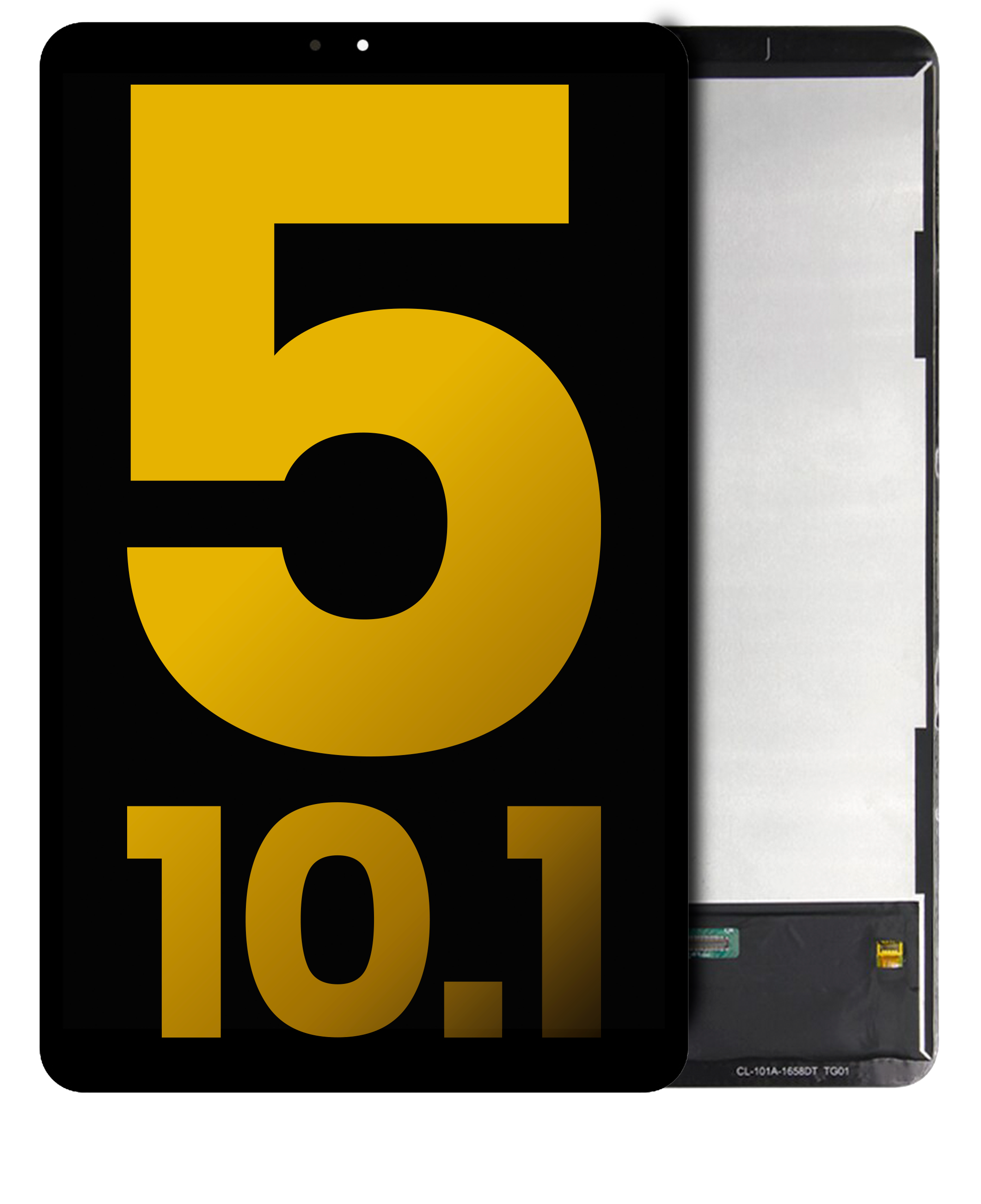 LCD-Display mit Rahmen für LG G Pad 5 10.1" (T600) (Refurbished) (Alle Farben)