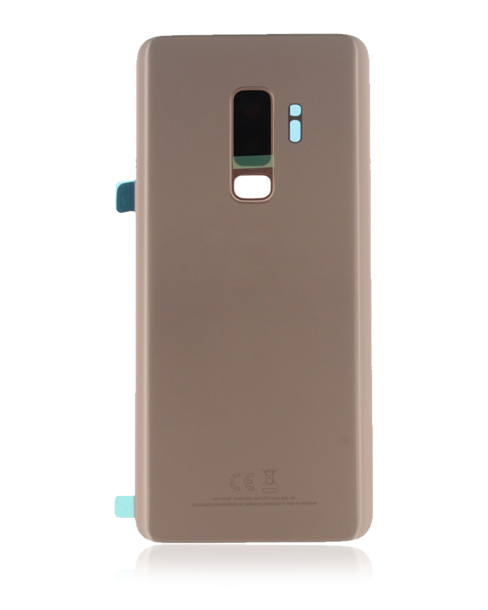Backcover Glass mit Camera Lens für Samsung Galaxy S9 Plus (Service Pack) (Sunrise Gold)