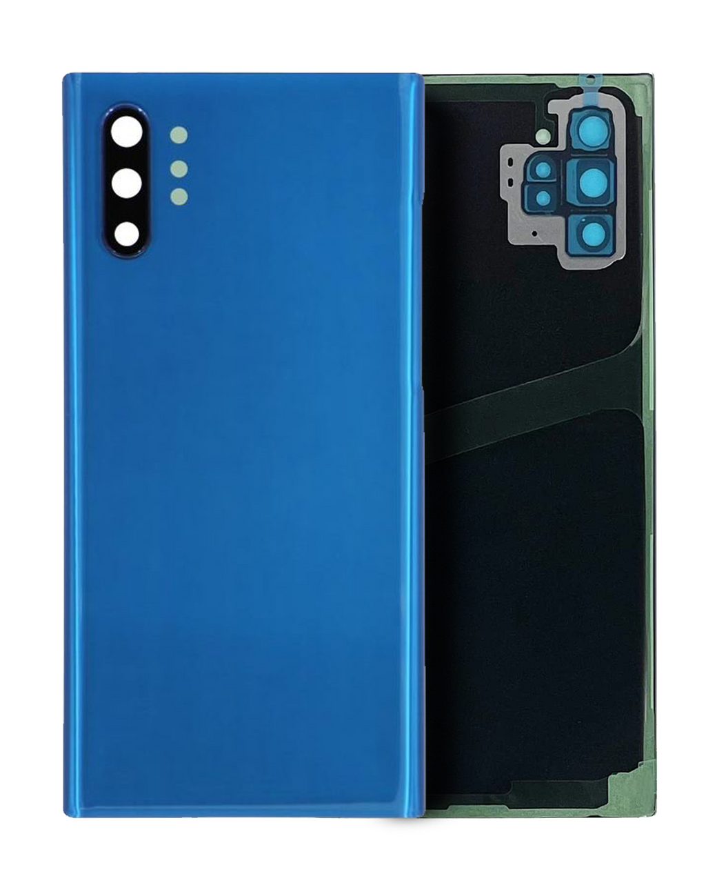 Back Cover with Camera Lens for Samsung Galaxy Note 10 Plus / 5G (Service Pack) (Aura Blue)