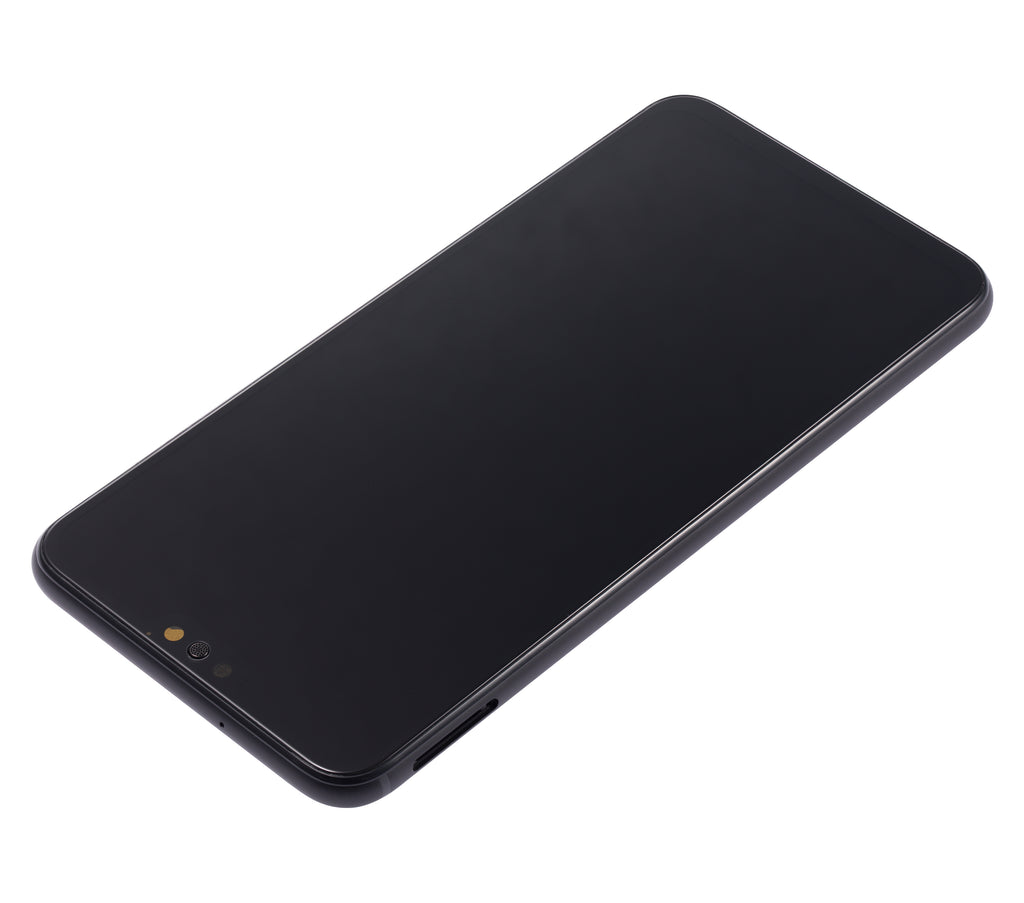 LCD-Display mit Rahmen für Huawei Honor 8X (Refurbished) (Schwarz)
