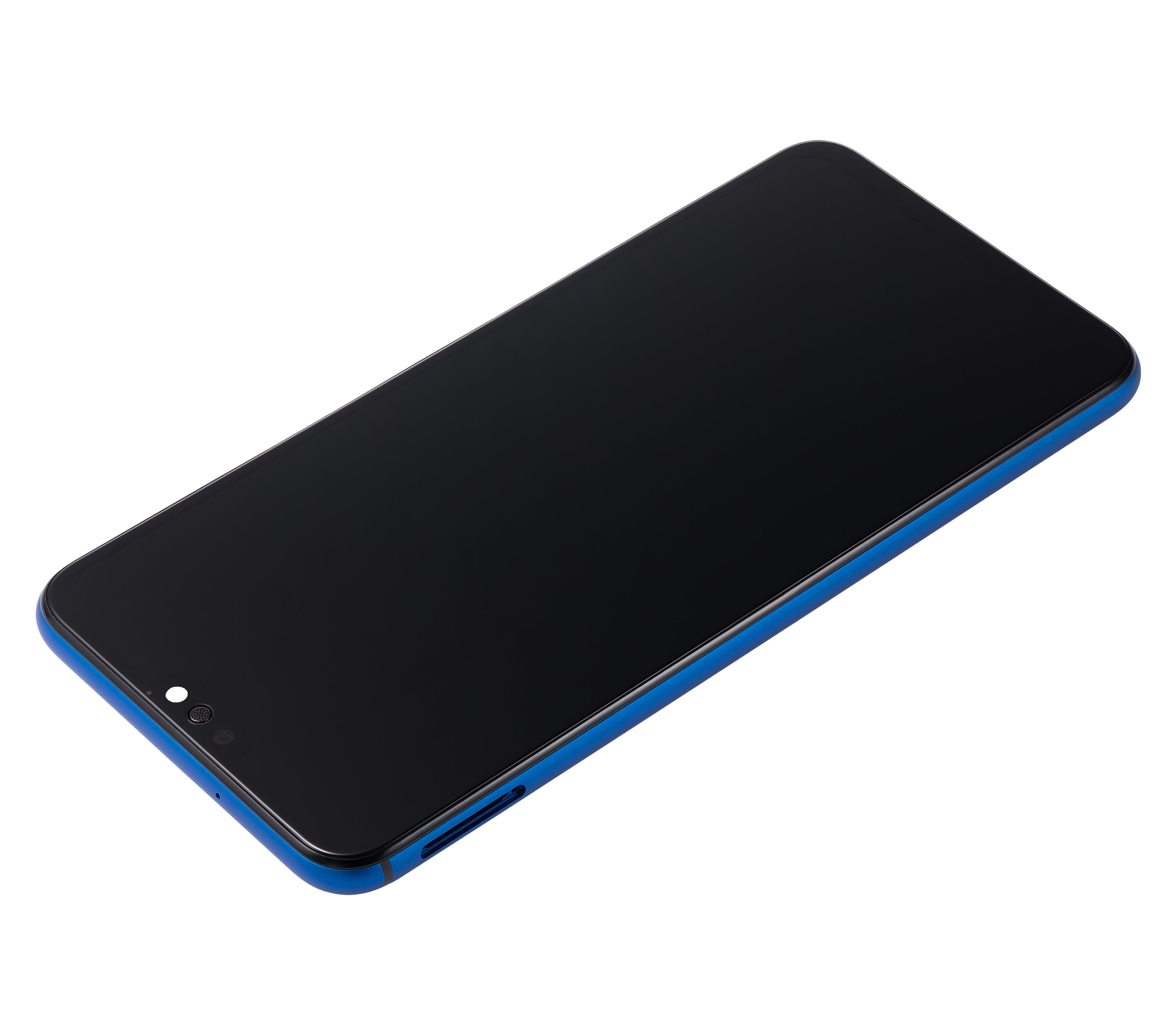 LCD-Display mit Rahmen für Huawei Honor 8X (Generalüberholt) (Blau)