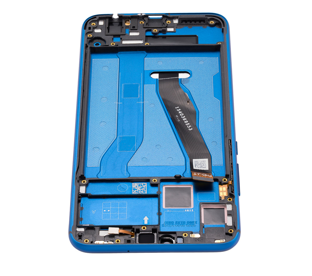 LCD-Display mit Rahmen für Huawei Honor 8X (Generalüberholt) (Blau)