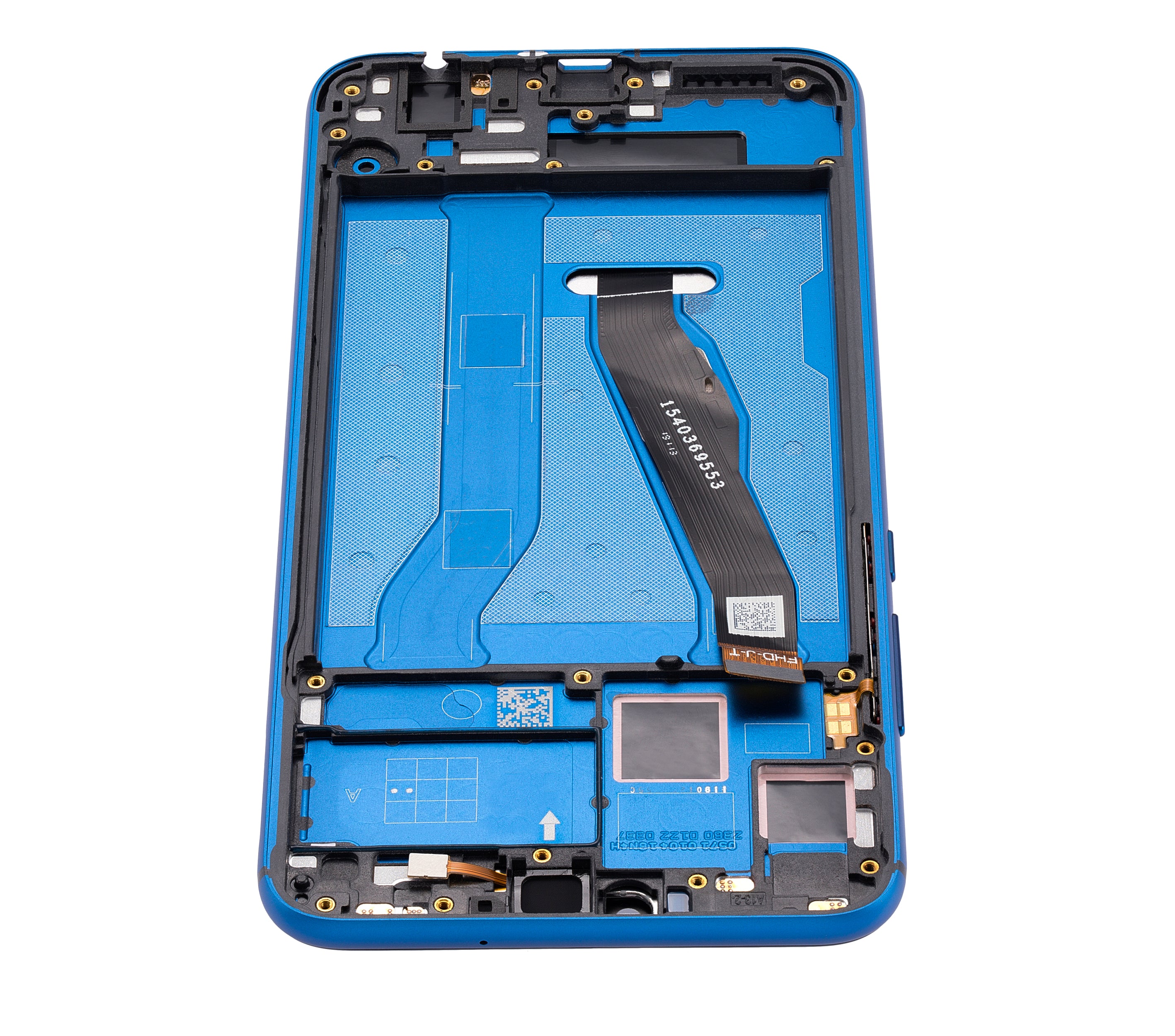 LCD-Display mit Rahmen für Huawei Honor 8X (Generalüberholt) (Blau)