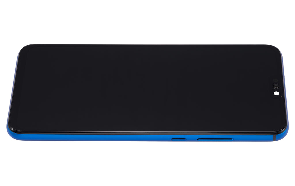 LCD-Display mit Rahmen für Huawei Honor 8X (Generalüberholt) (Blau)