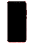 LCD-Display mit Rahmen für Huawei Nova 3 (Refurbished) (Rot)