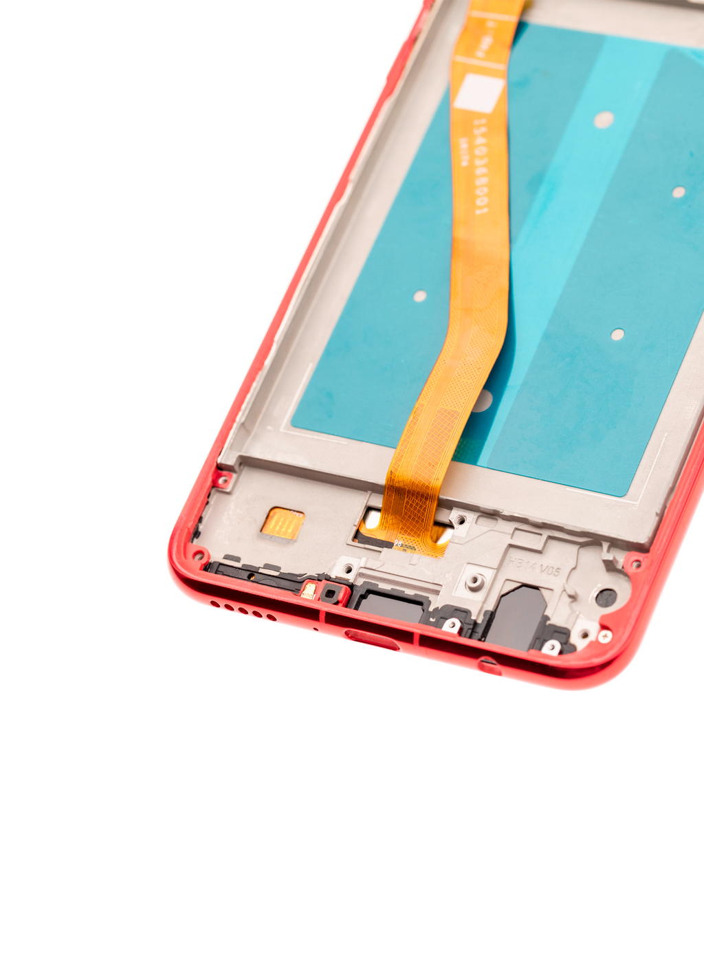 LCD-Display mit Rahmen für Huawei Nova 3 (Refurbished) (Rot)