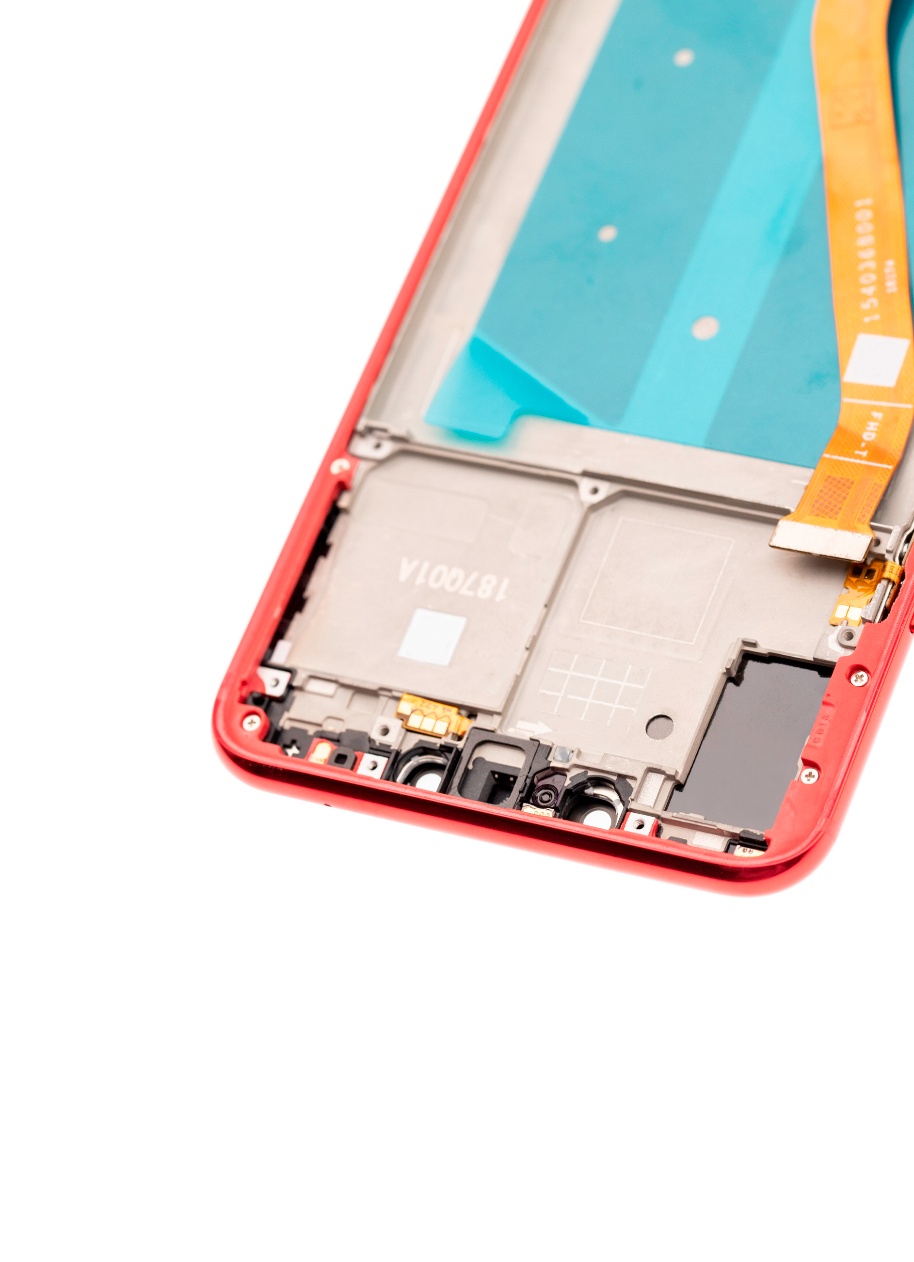 LCD-Display mit Rahmen für Huawei Nova 3 (Refurbished) (Rot)