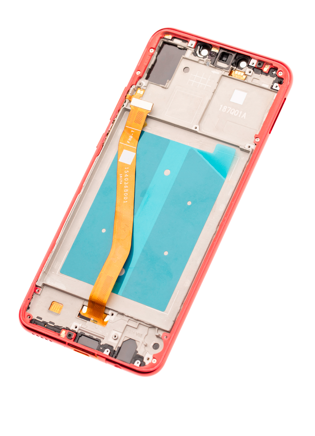 LCD-Display mit Rahmen für Huawei Nova 3 (Refurbished) (Rot)