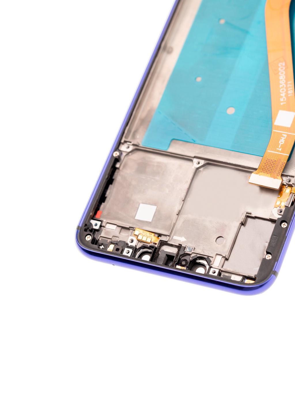 LCD-Modul mit Rahmen für Huawei Nova 3 (Refurbished) (Iris Purple)