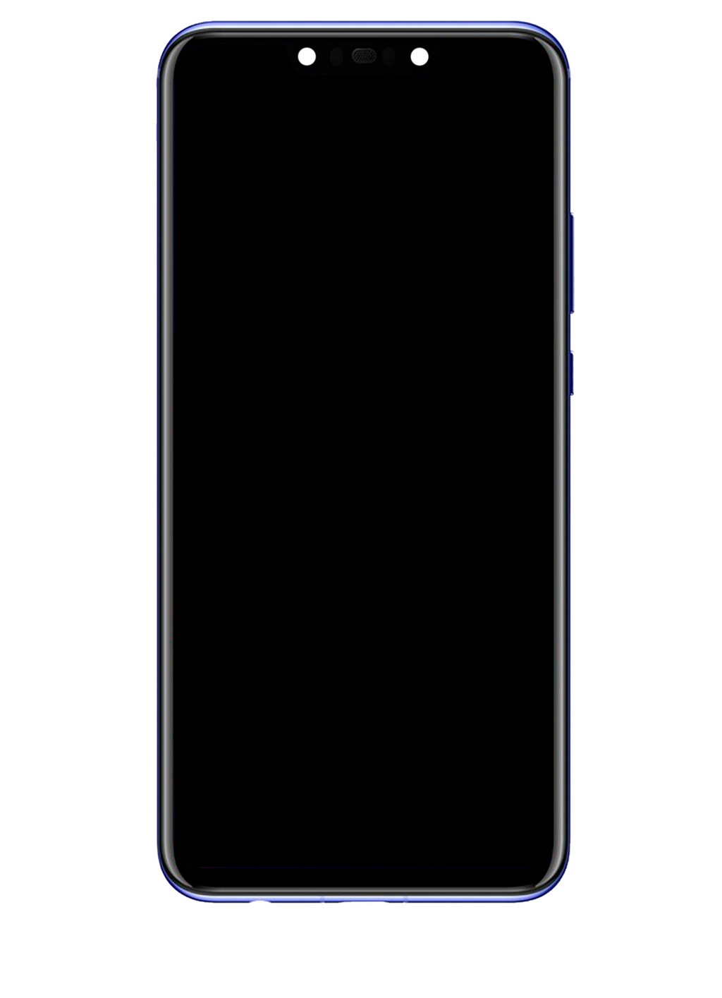 LCD-Modul mit Rahmen für Huawei Nova 3 (Refurbished) (Iris Purple)