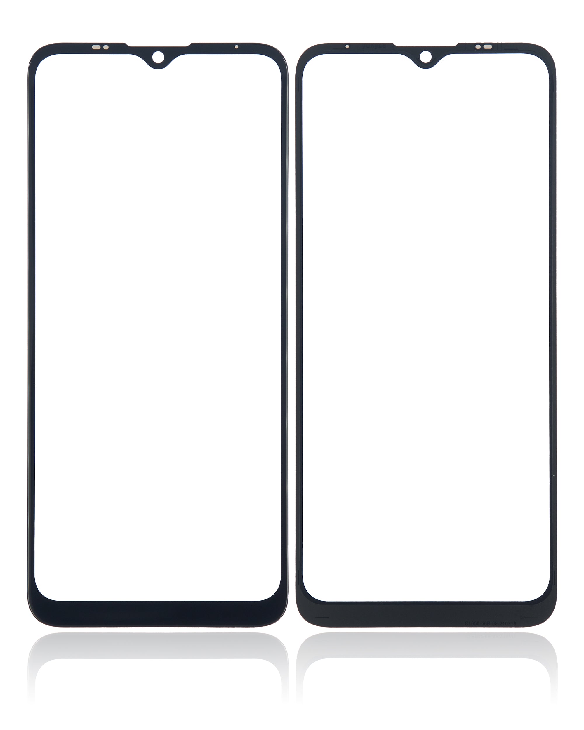 2 in 1 Frontglas mit vorinstallierter OCA für Motorola Moto E20 (XT2155 / 2021)