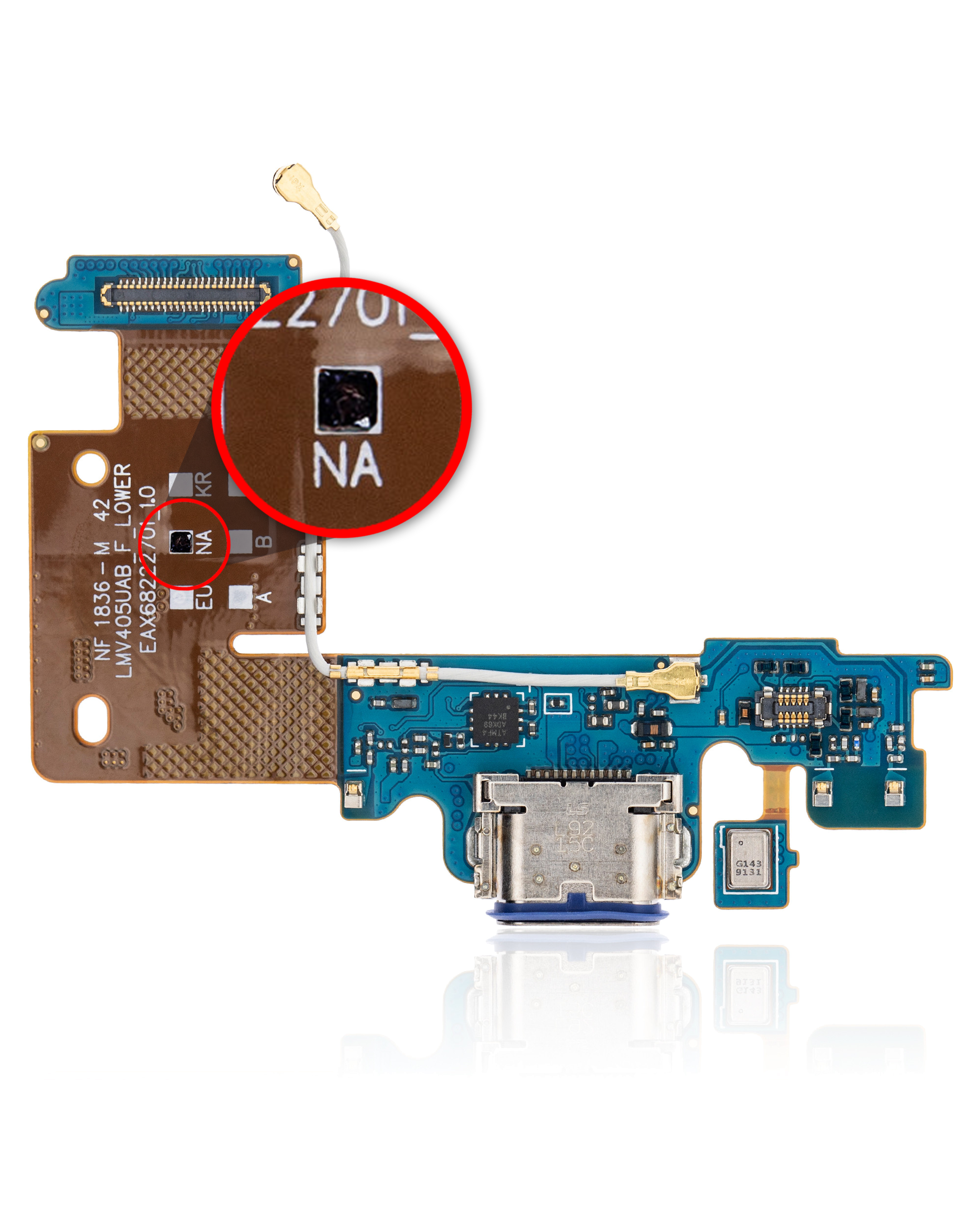 Charging Port Flex Cable for LG V40 ThinQ (US Version)