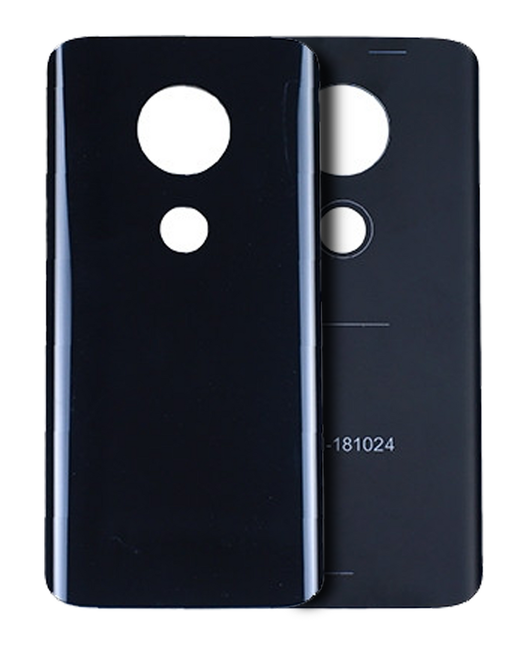 Backcover-Glas für Motorola Moto G7 (XT1962 / 2019) (Ceramic Black)