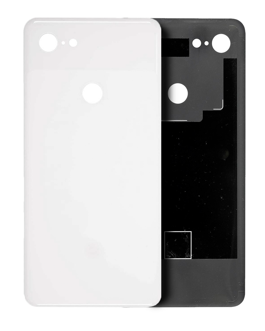 Google Pixel 3 XL Glas-Backcover (OEM-Qualität) (Clearly White)